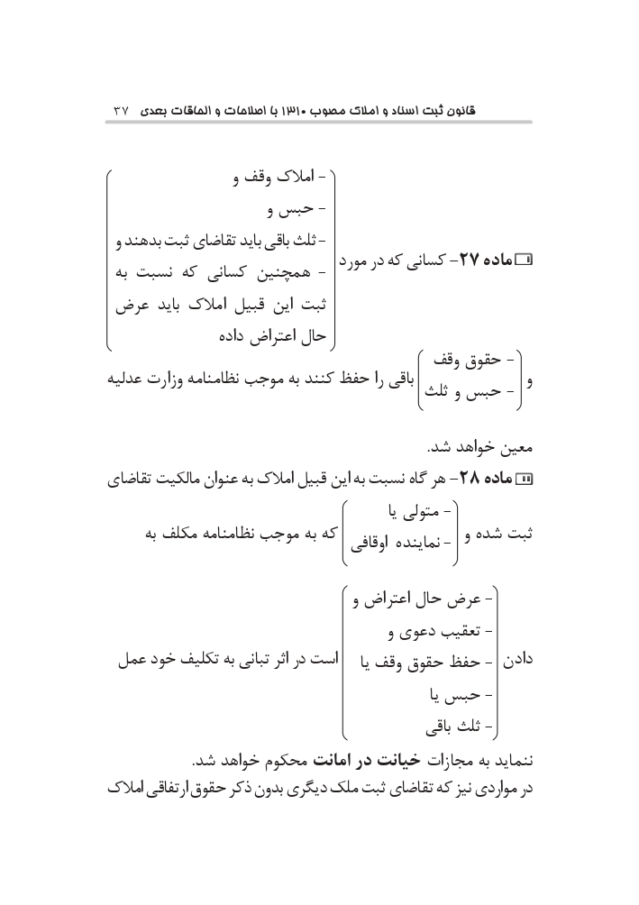 قانون ثبت اسناد و املاک نموداری