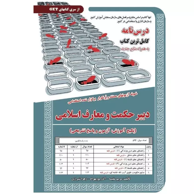کتاب استخدامی دبیر حکمت و معارف اسلامی (درسنامه و تست)